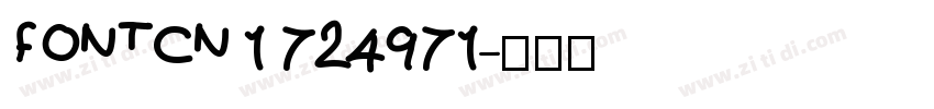 FONTCN 1 724971字体转换